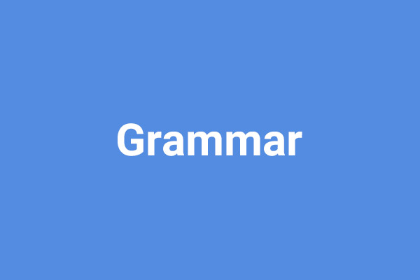 Grammar Exercise – Such And So