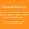 vocabulary exercise