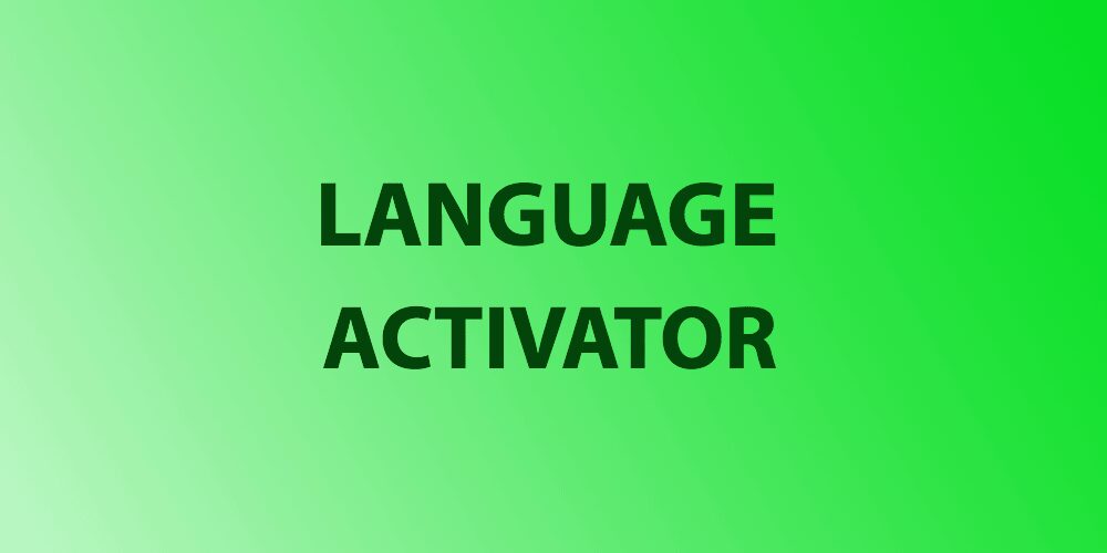 Language Activator – come from