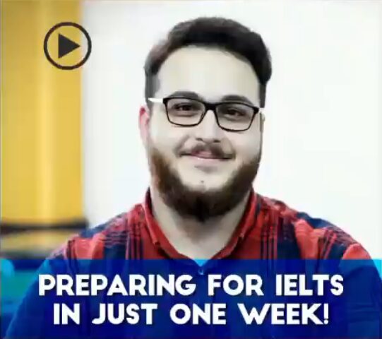 Preparing for IELTS in just one week