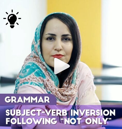 Subject-verb inversion following not only